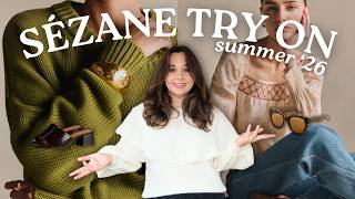 Sézane Summer Haul 😍 Virgil Jumper, Doriane Mules & Inoui Collab!