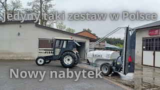 Jedyny taki zestaw w Polsce Nowy nabytek 2023 - opryskiwacz Husar Mietek jedno wentylatorowy