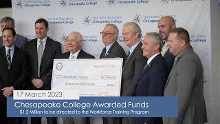 U.S. Senators Cardin and Van Hollen Award Chesapeake College