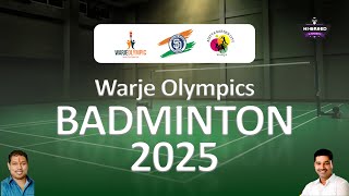 WARJE OLYMPIC 2025 - BADMINTON | SACHIN DODKE KARANDAK LIVE 15 Feb 2025 - 2nd half