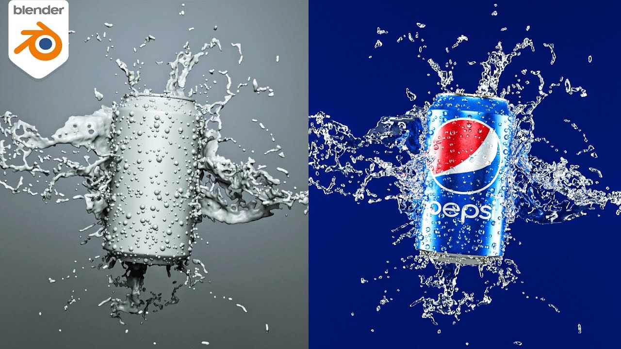 Water Simulation In Blender Tutorial Water Splash Easy Steps Youtube