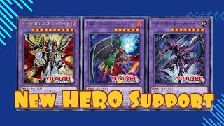 New EVIL HERO Support 🔥 New Yu-Gi-Oh set Sumpreme Darkness!