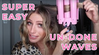 EASY WAVES | SHORT BEACHY HAIR TUTORIAL WITH HAIR WAVER