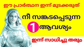 നീ സങ്കടപ്പെടുന്ന ഒരു ആവശ്യം ഇന്ന് സാധിച്ചു തരും l Kreupasanam l miraculous prayer l marian