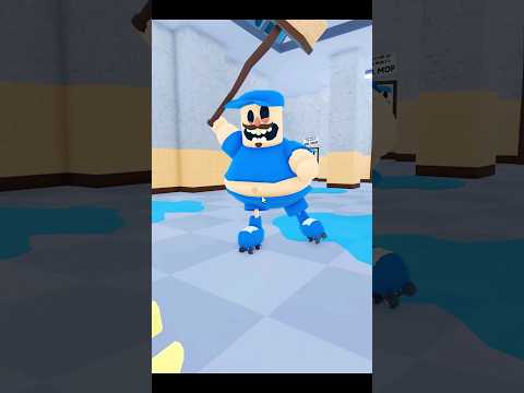 New Mr Pop's Petshop Janitor Chase and Jumpscare #shorts Roblox Obby Escape Baby Bobby's Daycare
