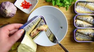 Food ASMR: Chili sardines on toast recipe