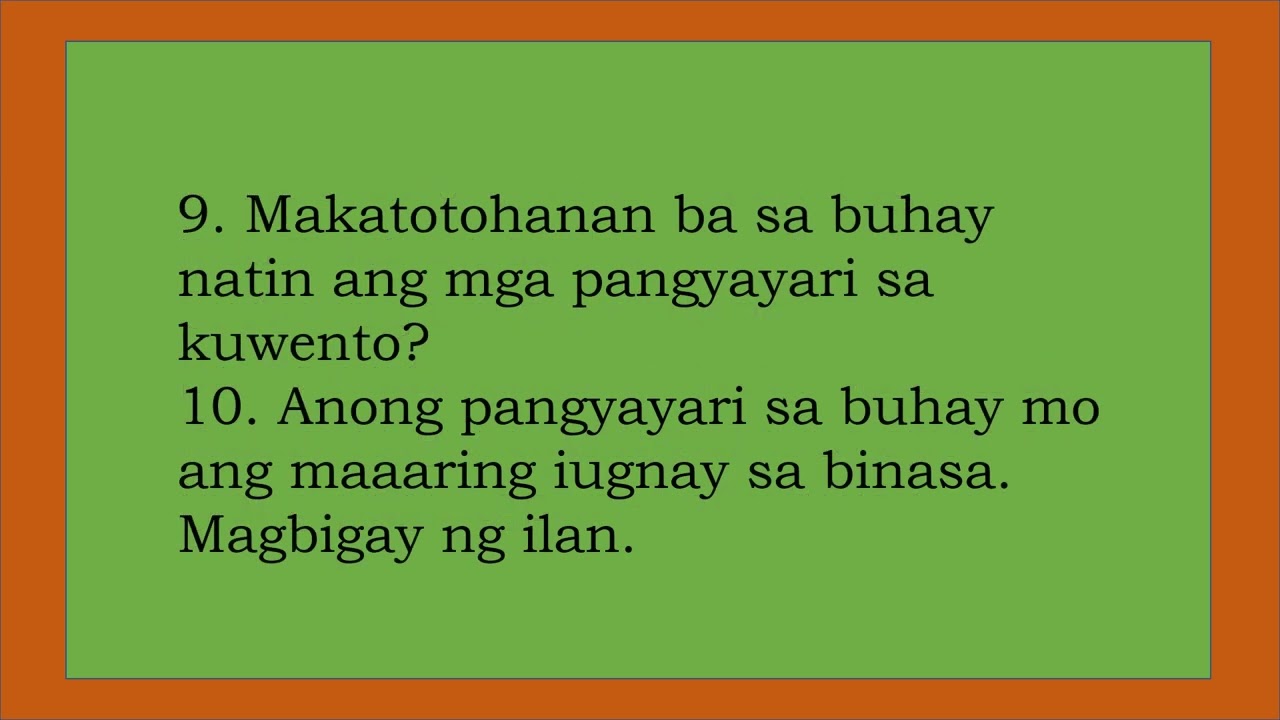 MODULE 1 Maikling Kuwento At Nobelang Filipino - YouTube