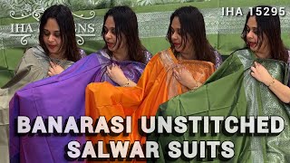 Bananarasi unstitched salwar suits collections for booking visits