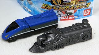 リアルチェンジ!トッキュウジャー3 を回してみた結果!! 烈車戦隊トッキュウジャー ブルーレッシャー クライナー Capsule Toy