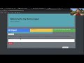 Bootstrap4 tutorial Input, Collapse, and Display