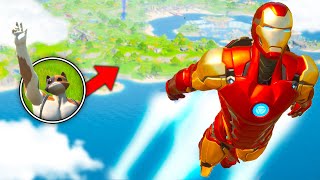 VOLER avec IRON MAN (casser fortnite)