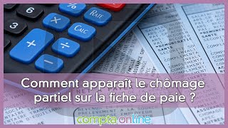 Fiche de paie et chômage partiel ou activité partielle