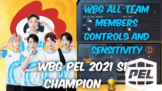 WBG ALL TEAM MEMBERS CONTROLS AND SENSITIVITY|GENERAL,MINGSKR, MUSTANG,Hokusai,Z9|Pel 2021 Winners