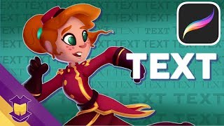 How to Use Procreate's New TEXT \u0026 ANIMATION Tools in Version 4.3!