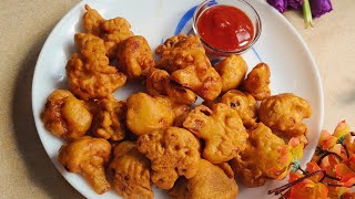 Cauliflower pakoda | Gobi pakora | Fulkopi pakora recipe | Evening snacks recipe.