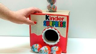 Kinder surprise eggs machine How to make kinder surprise machine