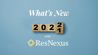 What's New with ResNexus