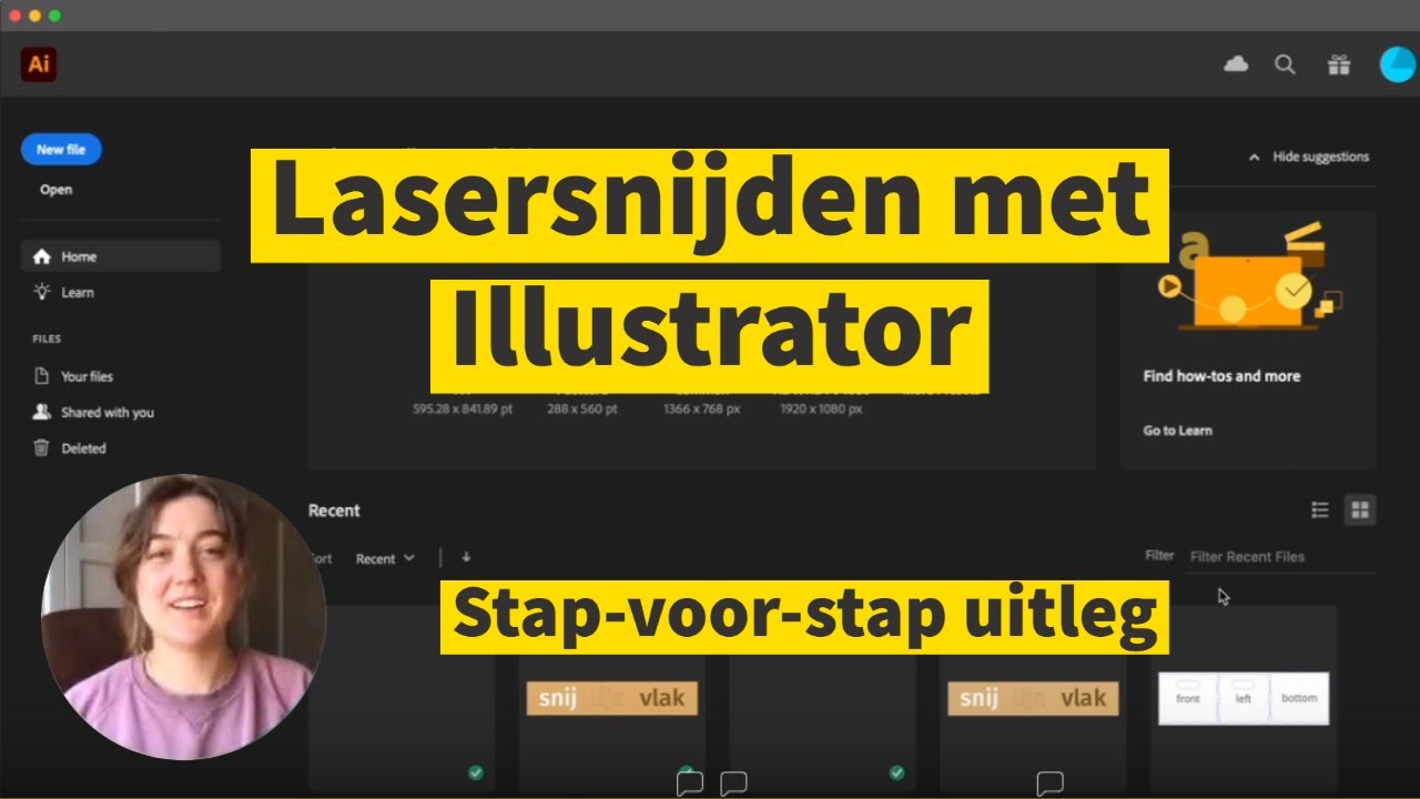 Lasersnijden Met Illustrator Youtube