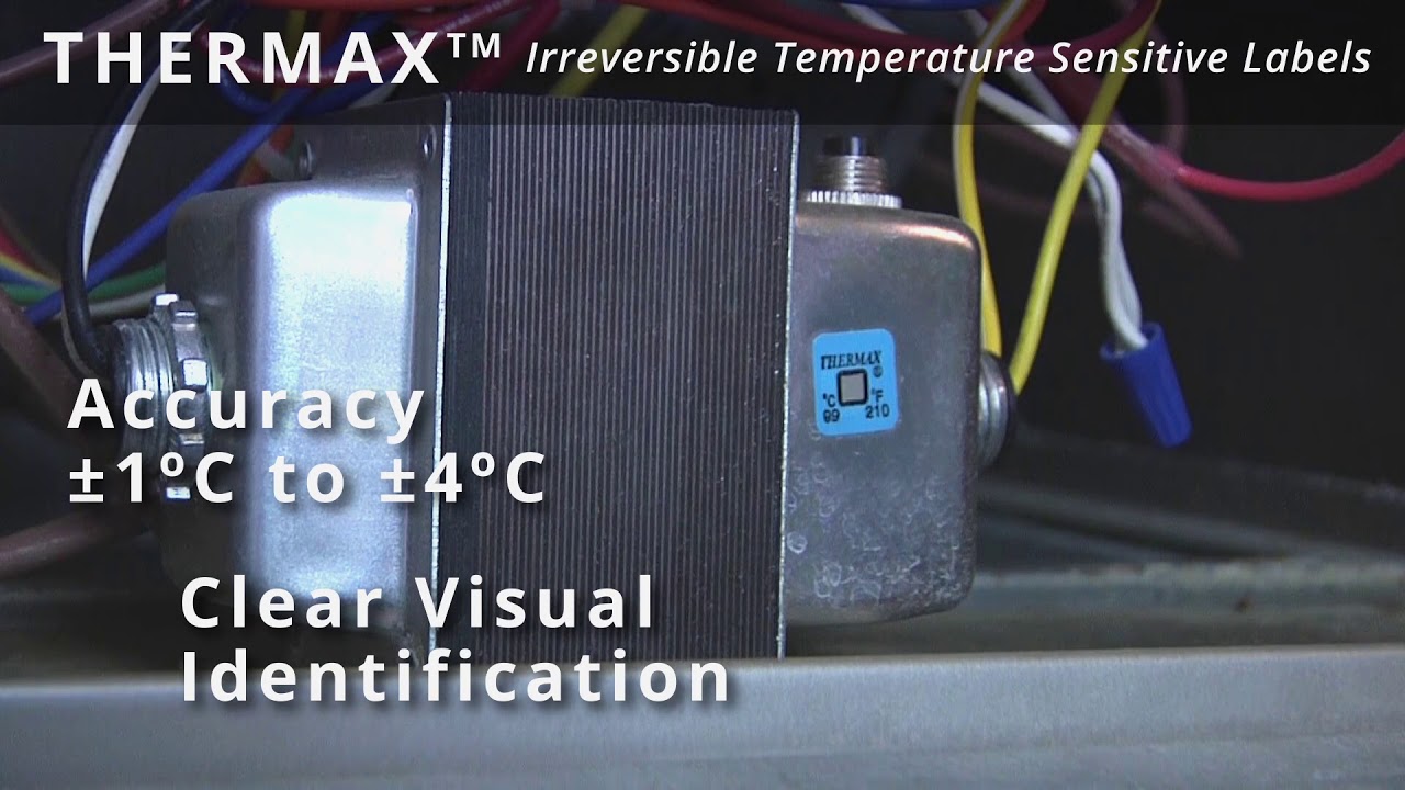 Thermax Irreversible Temperature Sensitive Label At Hallcrest - YouTube