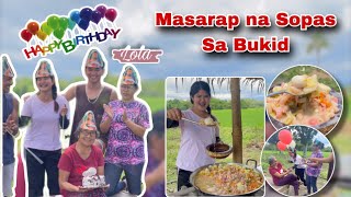 Nagluto ako ng Sopas sa Bukid dahil birthday ni Lola | Ka Mangyan Vlogs