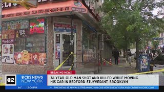 Man shot moving car early Wednesday morning in Brooklyn