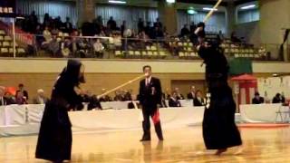 SlowMotion - YAMANAKA's M (vs TOYOMURA) - 13th Japan 8dan KENDO Championship - Second round 24