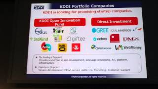 2013 #TC3Summit KDDI: Engaging External Innovation