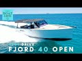 Fjord 40 Open - Test Drive & Docking Demo on a luxury day boat