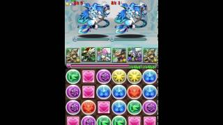 【パズドラ攻略】氷の機械龍 超級 バステトPT ノーコン