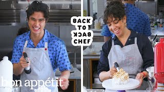 Charles Melton Attempts To Keep Up with a Professional Chef | Back-to-Back Chef