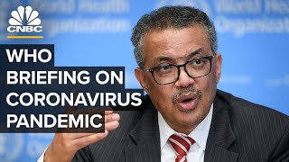 World Health Organization holds a briefing on the coronavirus outbreak – 7/13/2020