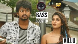 Nee Kobapattal ||| Villu |🎧| Bass Boosted Tamil Song ||| Vijay