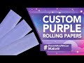 CUSTOM PURPLE ROLLING PAPER