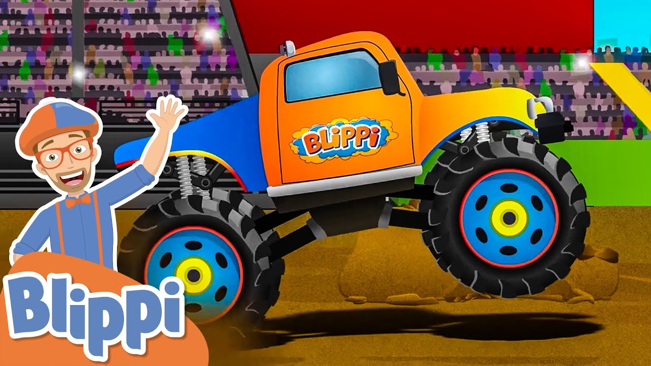 Blippi's Monster Trucks｜Blippi｜Children's Music｜Trucks For Kids｜Gecko's ...