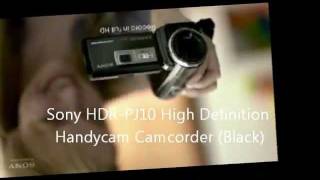 Sony HDR-PJ10 High Definition Handycam Camcorder (Black)