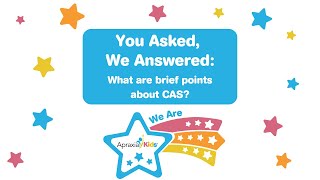 You Asked, We Answered - What are brief points about CAS?