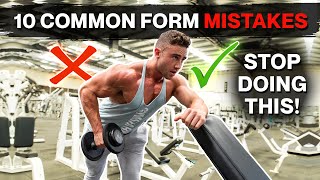 10 Common Form Mistakes in The Gym | Good vs Bad Form | Zac Perna
