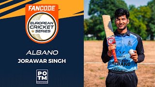 POTM: J.Singh - ALB vs MU | Highlights | FanCode ECS Milan, 2022 Day 6 | ECS22.357