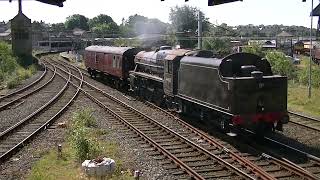 WCR Steam Loco Test Run LMS 5MT 44932 5M50 Carnforth 10/08/2022