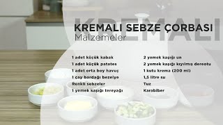 Porflame İle Kremali Sebze Çorbası Tarifi