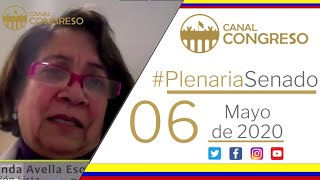 #PlenariaSenado - 06 de Mayo de 2020