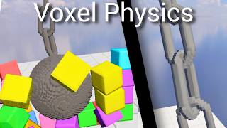 I added Teardown's physics to my voxel game engine