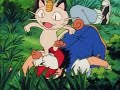 Meowth Stomps Ash