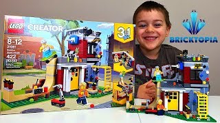 LEGO Creator 3 in 1 Modular Skate House Set 31081 Speed Build and Lego Review