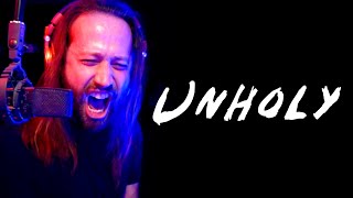 Unholy (Sam Smith) METAL COVER by @jonathanymusic & @laurenbabic