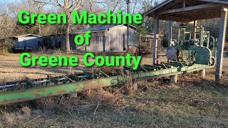 Searching for sawmills , episode #1 The homemade green machine of Greene County Mississippi