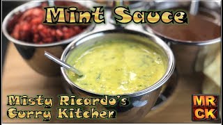 Mint Raita for Poppodoms (Restaurant Style) by Misty Ricardo