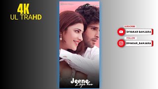 Jeene Laga Hoon fullscreen Whatsapp Status | Girish Kumar Shruti Haasan | 4k Full Screen Status