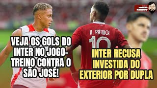 🚨 INTER! VEJA AQUI OS GOLS DO JOGO TREINO DO INTER! 3 A 0! INTER RECUSA INVESTIDA POR DUPLA E MAIS!