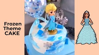 FROZEN CAKE |  How to make a Frozen ELSA Disney PRINCESS Cake | Disney Cake Ideas